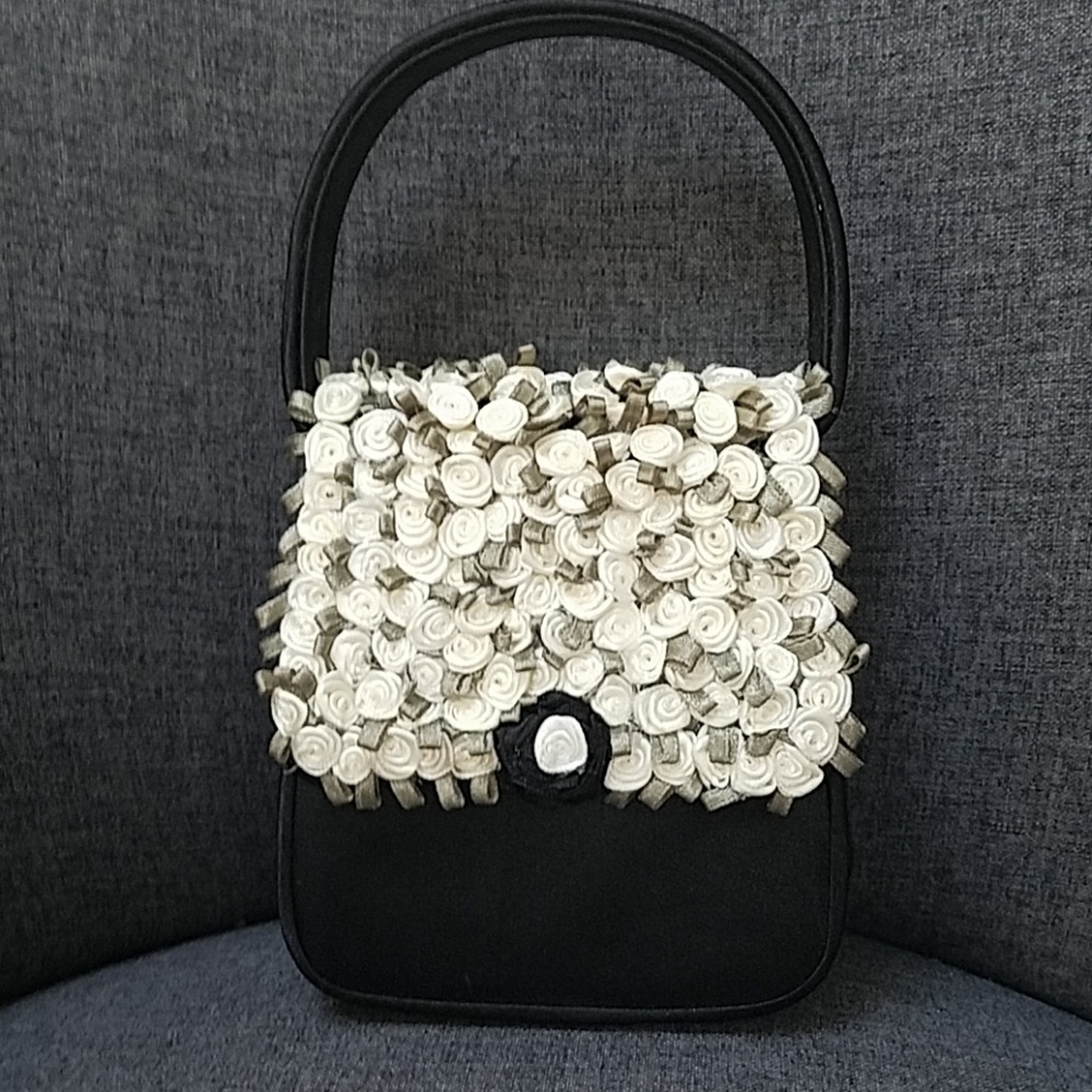 Rose Covered Evening Bag
